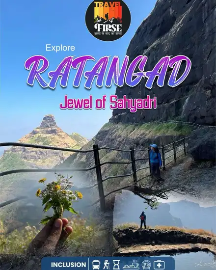 Ratangad Fort trek brochure poster