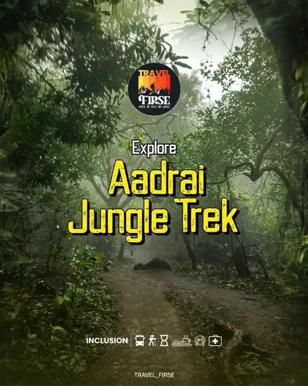 Aadrai Jungle Trek trek brochure poster