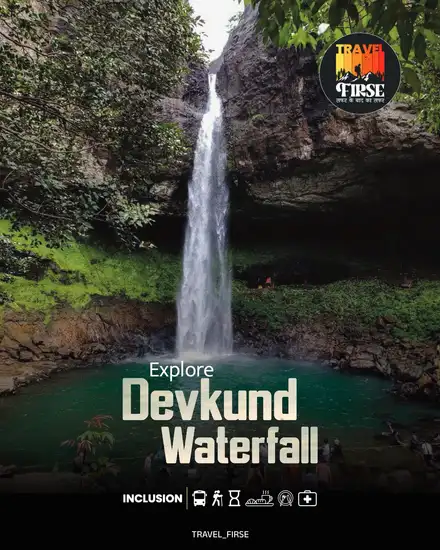 Devkund Waterfall trek brochure poster